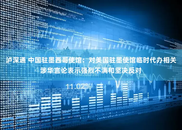 泸深通 中国驻墨西哥使馆：对美国驻墨使馆临时代办相关涉华言论表示强烈不满和坚决反对